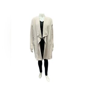 Halston Open Cardigan Creme-Tan Size Large Women’s size large EUC